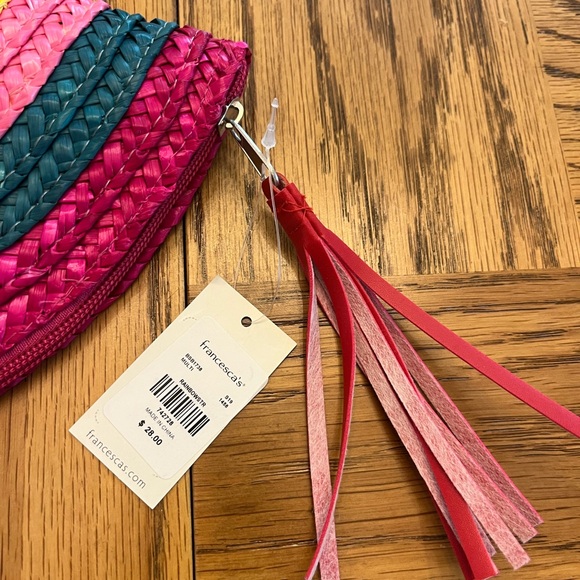 NWT Francesca summer straw purse - Picture 2 of 5